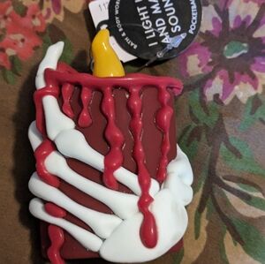 Bath&body works Pocketbac Holder Halloween Light/Sound Skeleton Hand with Candle